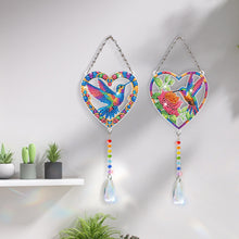 Load image into Gallery viewer, 2Pcs/Set Cross-SunCatcher Window Hanging Diamond Wind Chimes
