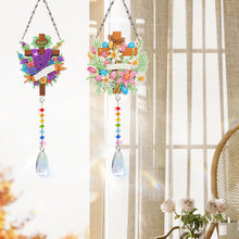 Load image into Gallery viewer, 2Pcs/Set Cross-SunCatcher Window Hanging Diamond Wind Chimes

