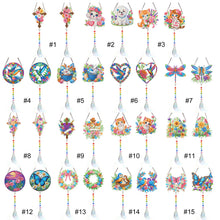 Load image into Gallery viewer, 2Pcs/Set Cross-SunCatcher Window Hanging Diamond Wind Chimes
