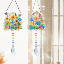 Load image into Gallery viewer, 2Pcs/Set Cross-SunCatcher Window Hanging Diamond Wind Chimes
