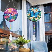 Load image into Gallery viewer, 2Pcs/Set Cross-SunCatcher Window Hanging Diamond Wind Chimes
