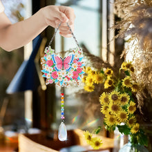 Load image into Gallery viewer, 2Pcs/Set Cross-SunCatcher Window Hanging Diamond Wind Chimes

