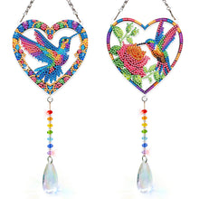 Load image into Gallery viewer, 2Pcs/Set Cross-SunCatcher Window Hanging Diamond Wind Chimes

