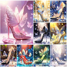 Load image into Gallery viewer, Fantasy High Heels-Full Round Diamond Painting-30x40cm
