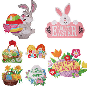 Easter-Single Side Drill-Diamond Wreath