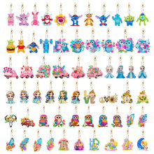 Load image into Gallery viewer, 5/6pcs Sets-Cartoon Animal-Double Side Drill-Diamond Keychain
