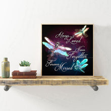 Load image into Gallery viewer, Dragonfly-Full Round Diamond Painting-30x30cm
