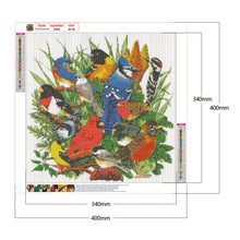Load image into Gallery viewer, Bird-Full Round Diamond Painting-40x40cm
