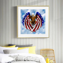 Load image into Gallery viewer, Eagle-Full Round Diamond Painting-30x30cm
