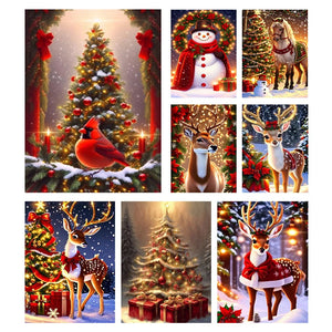 Christmas-Full Round Diamond Painting-30x40cm