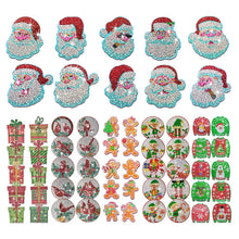 Load image into Gallery viewer, 10PCS Christmas-Wooden Diamond Painting Coaster
