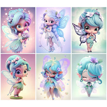 Load image into Gallery viewer, Fairy-Full Round Diamond Painting-30x40cm
