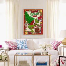 Load image into Gallery viewer, Christmas Monster-Full Round Diamond Painting-30x40cm
