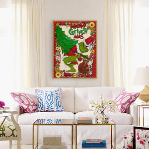 Christmas Monster-Full Round Diamond Painting-30x40cm