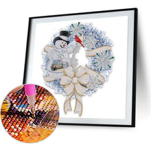 Load image into Gallery viewer, Christmas Wreath-Partial Special Diamond Painting-30x30cm
