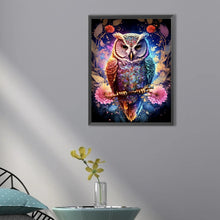 Load image into Gallery viewer, Dream Owl-Full Round Diamond Painting-30x40cm

