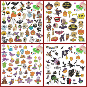 4pcs/set-Halloween-Diamond Sticker