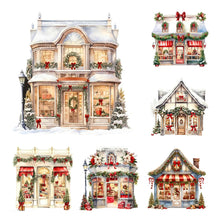 Load image into Gallery viewer, Christmas House-Full Round Diamond Painting-30x30cm
