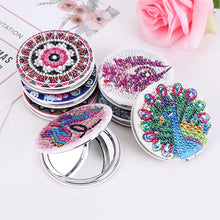 Load image into Gallery viewer, Mandala-Diamond Makeup Mirror

