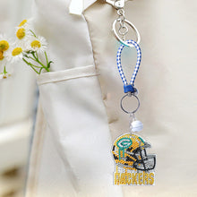 Load image into Gallery viewer, NFL-Double Side Drill-Diamond Keychain
