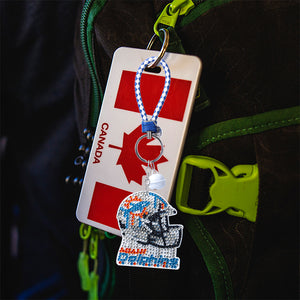 NFL-Double Side Drill-Diamond Keychain