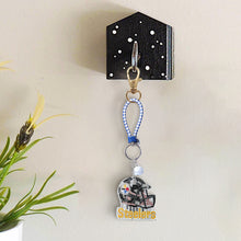 Load image into Gallery viewer, NFL-Double Side Drill-Diamond Keychain
