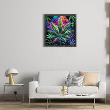 Load image into Gallery viewer, Marijuana Leaf-Partial Special Diamond Painting-30x30cm

