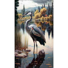 Load image into Gallery viewer, Heron-Full Round Diamond Painting-40x70cm-Large Size
