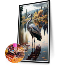 Load image into Gallery viewer, Heron-Full Round Diamond Painting-40x70cm-Large Size
