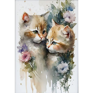 Animal-Full Round Diamond Painting-50x70cm-Large Size