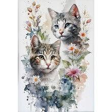 Load image into Gallery viewer, Animal-Full Round Diamond Painting-50x70cm-Large Size
