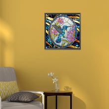 Load image into Gallery viewer, Bird Stained Glass-Partial Special Diamond Painting-30x30cm
