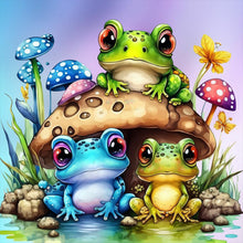 Load image into Gallery viewer, Frog-Full Round Diamond Painting-30x30cm
