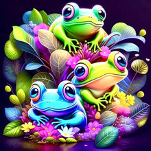 Load image into Gallery viewer, Frog-Full Round Diamond Painting-30x30cm
