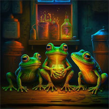 Load image into Gallery viewer, Frog-Full Round Diamond Painting-30x30cm
