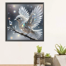 Load image into Gallery viewer, Crystal Birds-5D Gemstone paintings Special Shaped Diamond painting 30*30CM
