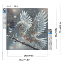 Load image into Gallery viewer, Crystal Birds-5D Gemstone paintings Special Shaped Diamond painting 30*30CM
