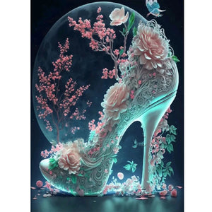 High Heels-Full Round Diamond Painting-30x40cm