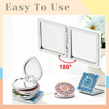 Load image into Gallery viewer, Mandala Pattern-Diamond Makeup Mirror
