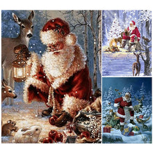 Load image into Gallery viewer, Christmas-Full Round Diamond Painting-30x40cm
