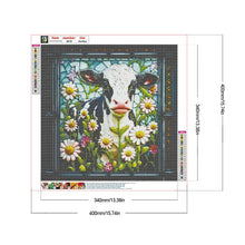 Load image into Gallery viewer, Cow-Full Round Diamond Painting-40x40cm
