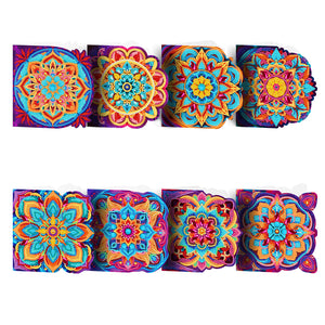 8/12Pcs/Set-Owl/Cross-Diamond Greeting Cards