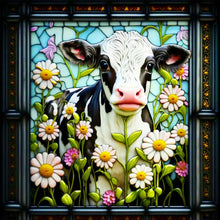 Load image into Gallery viewer, Cow-Full Round Diamond Painting-40x40cm
