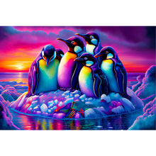 Load image into Gallery viewer, Pod Of Dolphins-Full Round Diamond Painting-60x40cm-Large Size
