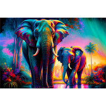 Load image into Gallery viewer, Pod Of Dolphins-Full Round Diamond Painting-60x40cm-Large Size
