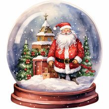 Load image into Gallery viewer, Christmas Crystal Ball-Full Round Diamond Painting-30x30cm

