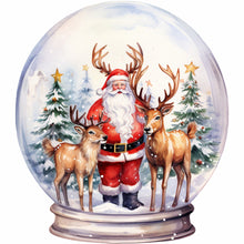 Load image into Gallery viewer, Christmas Crystal Ball-Full Round Diamond Painting-30x30cm
