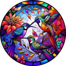 Load image into Gallery viewer, Hummingbird-Full Round Diamond Painting-30x30cm
