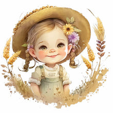 Load image into Gallery viewer, Cowboy Kid-Full Round Diamond Painting-30x30cm
