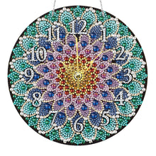 Load image into Gallery viewer, Mandala-Crystal Diamond Clock
